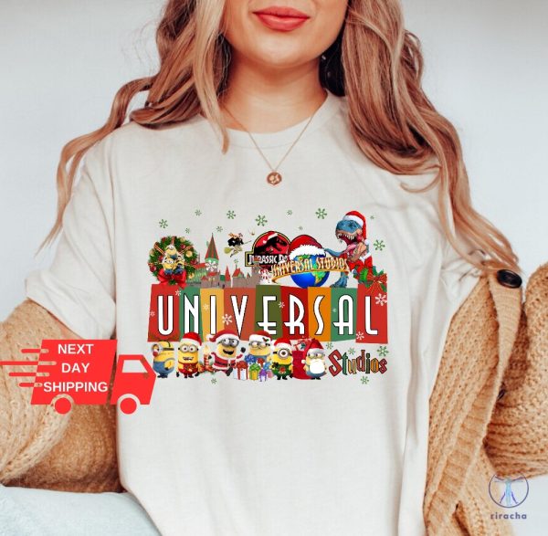 Universal Studio Christmas Shirt Universal Family Vacation Christmas T Shirt riracha 1