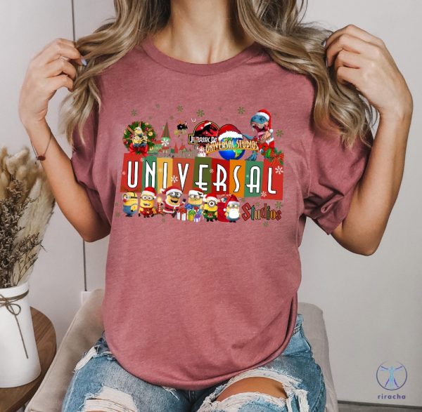 Universal Studio Christmas Shirt Universal Family Vacation Christmas T Shirt riracha 2