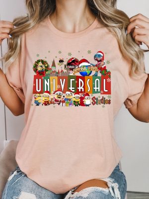 Universal Studio Christmas Shirt Universal Family Vacation Christmas T Shirt riracha 3