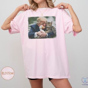 Trump 2024 Duck Kitten Shirt Cat Lady Springfield Oh Shirt Felon 2024 Unisex Vintage Style riracha 3