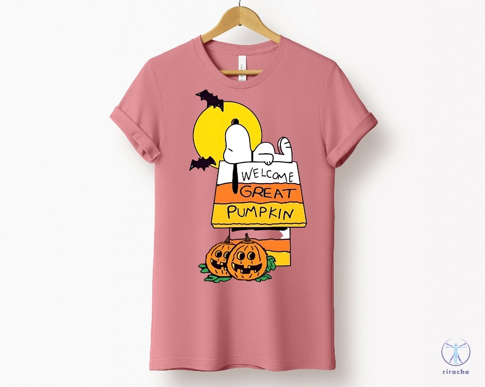 Welcome Great Pumpkin Halloween Dog Almost Halloween Design