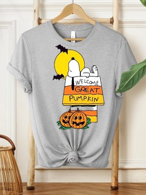 Welcome Great Pumpkin Halloween Dog Almost Halloween Design riracha 2