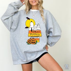 Welcome Great Pumpkin Halloween Dog Almost Halloween Design riracha 4