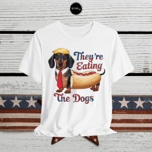 They Are Eating The Dogs Shirt Donald Trump Debate Shirt Debate 2024 Shirt Trump Debate Tank Top riracha 2