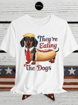 They Are Eating The Dogs Shirt Donald Trump Debate Shirt Debate 2024 Shirt Trump Debate Tank Top riracha 2