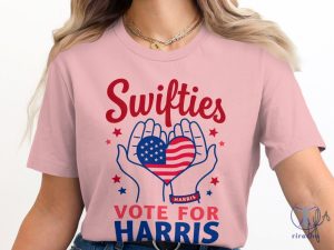 Swifties Vote For Kamala Harris 2024 Tshirt Taylor Fans Political Shirt Harris 2024 Election Tee riracha 2