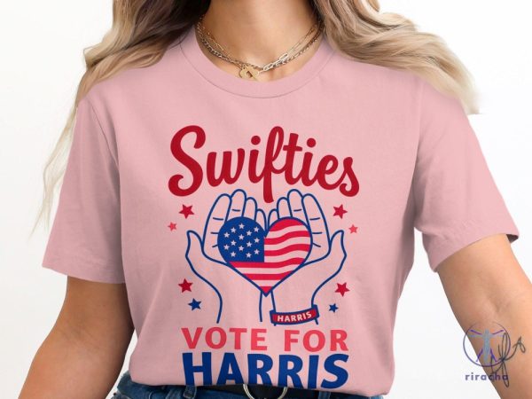 Swifties Vote For Kamala Harris 2024 Tshirt Taylor Fans Political Shirt Harris 2024 Election Tee riracha 2