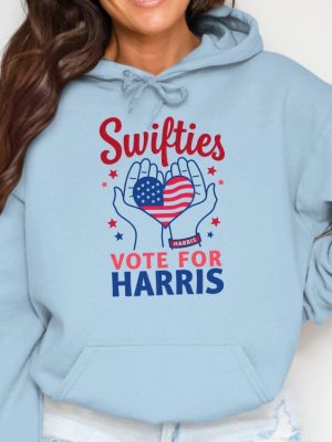 Swifties Vote For Kamala Harris 2024 Tshirt Taylor Fans Political Shirt Harris 2024 Election Tee riracha 3