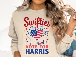 Swifties Vote For Kamala Harris 2024 Tshirt Taylor Fans Political Shirt Harris 2024 Election Tee riracha 4