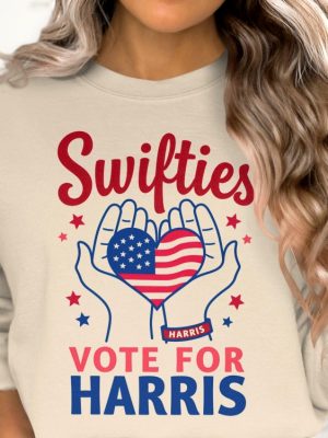 Swifties Vote For Kamala Harris 2024 Tshirt Taylor Fans Political Shirt Harris 2024 Election Tee riracha 4