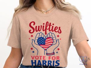 Swifties Vote For Kamala Harris 2024 Tshirt Taylor Fans Political Shirt Harris 2024 Election Tee riracha 5