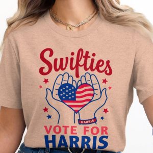 Swifties Vote For Kamala Harris 2024 Tshirt Taylor Fans Political Shirt Harris 2024 Election Tee riracha 5