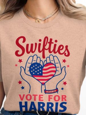 Swifties Vote For Kamala Harris 2024 Tshirt Taylor Fans Political Shirt Harris 2024 Election Tee riracha 5