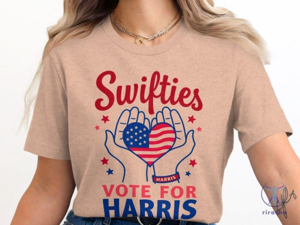 Swifties Vote For Kamala Harris 2024 Tshirt Taylor Fans Political Shirt Harris 2024 Election Tee riracha 5