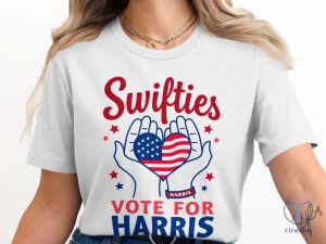 Swifties Vote For Kamala Harris 2024 Tshirt Taylor Fans Political Shirt Harris 2024 Election Tee riracha 6