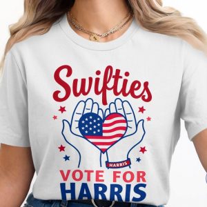 Swifties Vote For Kamala Harris 2024 Tshirt Taylor Fans Political Shirt Harris 2024 Election Tee riracha 6