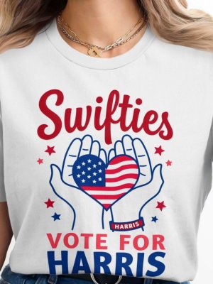 Swifties Vote For Kamala Harris 2024 Tshirt Taylor Fans Political Shirt Harris 2024 Election Tee riracha 6