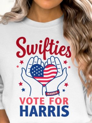 Swifties Vote For Kamala Harris 2024 Tshirt Taylor Fans Political Shirt Harris 2024 Election Tee riracha 7