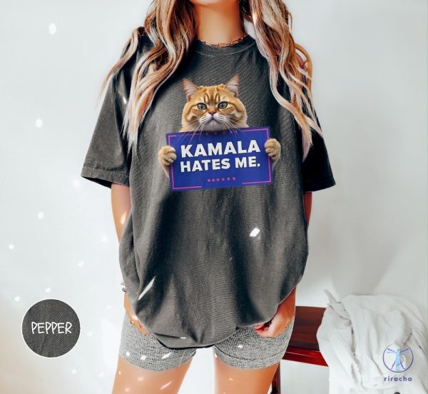 Trump 2024 Duck Kitten Shirt Springfield Oh Shirt Kamala Hates Me Shirt riracha 1