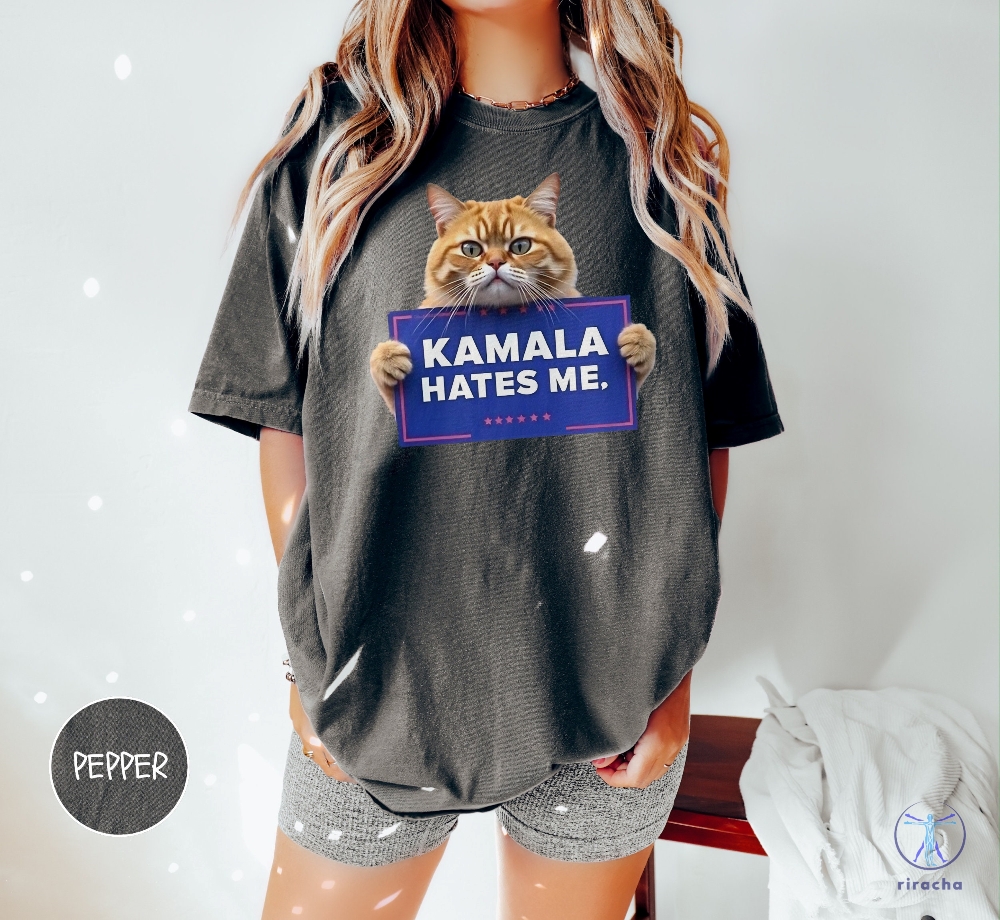 Trump 2024 Duck Kitten Shirt Springfield Oh Shirt Kamala Hates Me Shirt