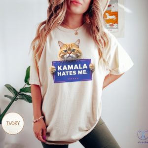 Trump 2024 Duck Kitten Shirt Springfield Oh Shirt Kamala Hates Me Shirt riracha 2