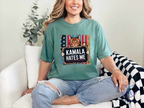 Kamala Hates Me Shirt Trump 2024 Shirt Anti Kamala Harris Kamala Tee Shirts riracha 1