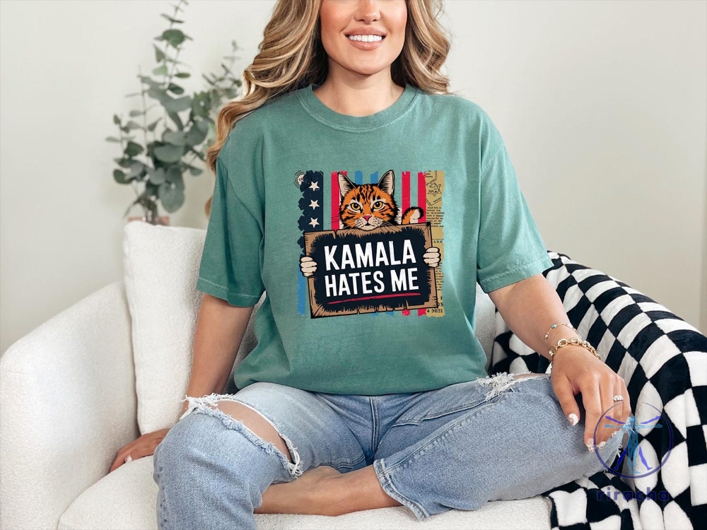 Kamala Hates Me Shirt Trump 2024 Shirt Anti Kamala Harris Kamala Tee Shirts