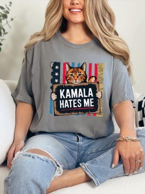 Kamala Hates Me Shirt Trump 2024 Shirt Anti Kamala Harris Kamala Tee Shirts riracha 4