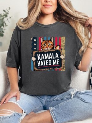 Kamala Hates Me Shirt Trump 2024 Shirt Anti Kamala Harris Kamala Tee Shirts riracha 6