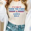 Its Time To Turn The Page First Debate Kamala Harris Shirt Harris Walz 2024 Shirt Kamala Harris Merch riracha 1