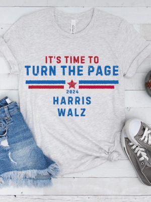 Its Time To Turn The Page First Debate Kamala Harris Shirt Harris Walz 2024 Shirt Kamala Harris Merch riracha 3