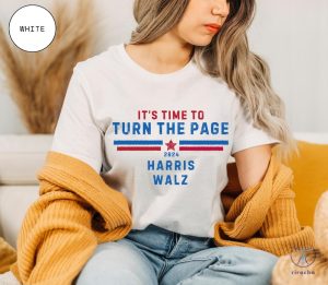 Its Time To Turn The Page First Debate Kamala Harris Shirt Harris Walz 2024 Shirt Kamala Harris Merch riracha 4