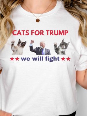 Cats For Trump Shirt Cat Lovers Donald Trump Shirt Funny Trump Shirt Save Our Pets Donald Trump Merch riracha 3