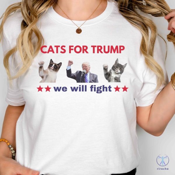 Cats For Trump Shirt Cat Lovers Donald Trump Shirt Funny Trump Shirt Save Our Pets Donald Trump Merch riracha 3