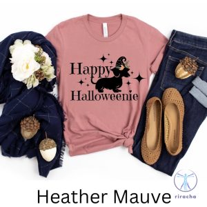 Happy Halloweenie T Shirt Dachshund Halloween T Shirt Weiner Dog Shirt Doxin Halloween Tee riracha 2