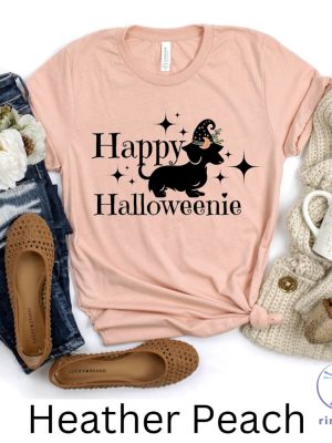 Happy Halloweenie T Shirt Dachshund Halloween T Shirt Weiner Dog Shirt Doxin Halloween Tee riracha 3