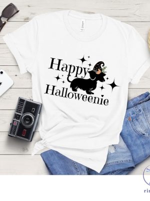 Happy Halloweenie T Shirt Dachshund Halloween T Shirt Weiner Dog Shirt Doxin Halloween Tee riracha 5