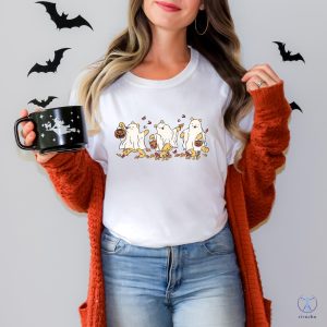 Halloween Retro Winnie The Pooh Ghost Shirt Spooky Season Shirt Halloween Womens Shirt riracha 4