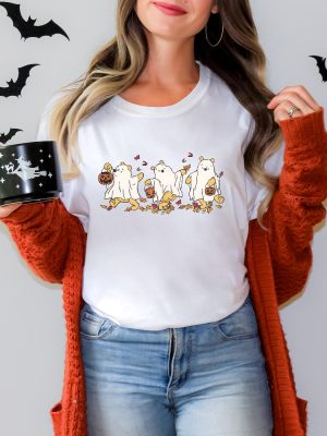 Halloween Retro Winnie The Pooh Ghost Shirt Spooky Season Shirt Halloween Womens Shirt riracha 4