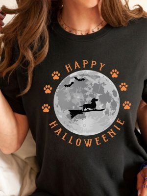 Dachshund Happy Halloweenie Dachshund Shirt Dachshund Halloween Shirt Happy Halloweenie Shirt riracha 3