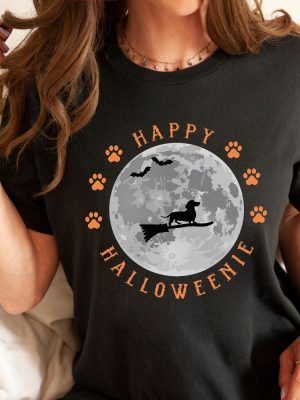 Dachshund Happy Halloweenie Dachshund Shirt Dachshund Halloween Shirt Happy Halloweenie Shirt riracha 6