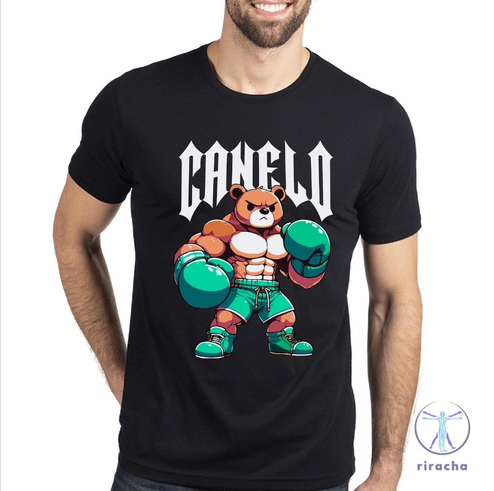 Bear Boxing T Shirt Canelo Bear Shirt Canelo Teddy Bear Shirt