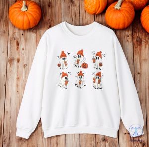 Halloween Sweatshirt Ghost Shirt Halloween Shirt Spooky Season Cool Halloween Shirt riracha 2