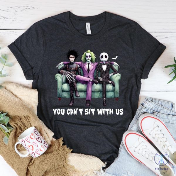 You Cant Sit With Us Halloween T Shirt Horror Movie Shirt Halloween Season Shirt You Cant Sit With Us Shirt riracha 4