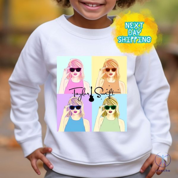 Little Swiftie Shirt Flower Taylor Girl Shirt Youth Taylor Merch Ultimate Swift Fan Apparel Kids Swiftie riracha 3