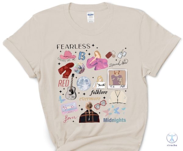 Vintage Taylor Swift The Eras Tour Shirt Taylor Swift 2023 Tshirt Taylors Version Shirt Midnight Shirt riracha 1