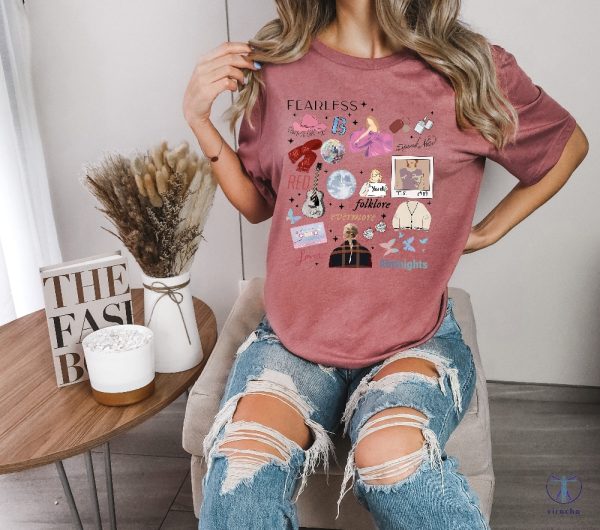 Vintage Taylor Swift The Eras Tour Shirt Taylor Swift 2023 Tshirt Taylors Version Shirt Midnight Shirt riracha 4