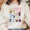 Karma Is A Cat Sweatshirt Me And Karma Cat Lover Tshirt Cat Tee Midnights Cat Tshirt Karma Is A Cat Shirt riracha 1