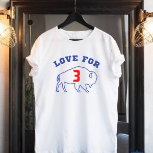 Love For 3 Shirt Damar Hamlin Shirt Love For Damar Buffalo Bills Show Some Love Damar Hamlin Shirt riracha 3