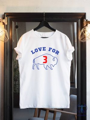 Love For 3 Shirt Damar Hamlin Shirt Love For Damar Buffalo Bills Show Some Love Damar Hamlin Shirt riracha 3